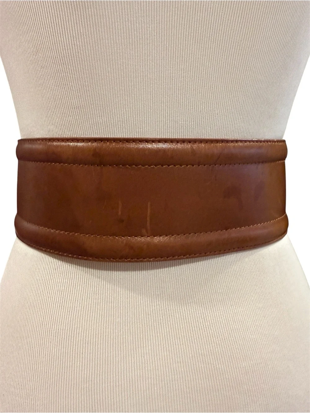 Michael Kors Luxury Leather Wide Brown Waist Belt Women’s Small Made in Italy